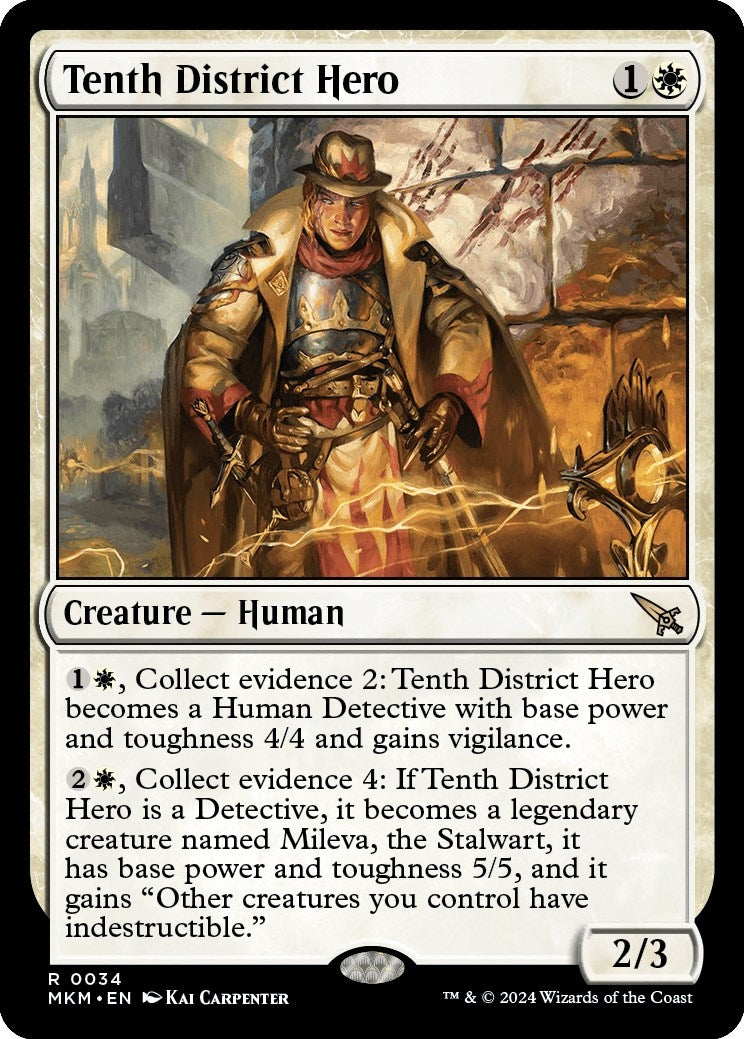 Image for Tenth District Hero (34) [Murders at Karlov Manor] - Magic: The Gathering