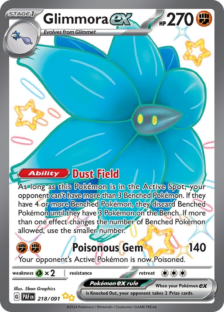 Image for Glimmora ex (218/091) [SV: Paldean Fates] - Pokemon