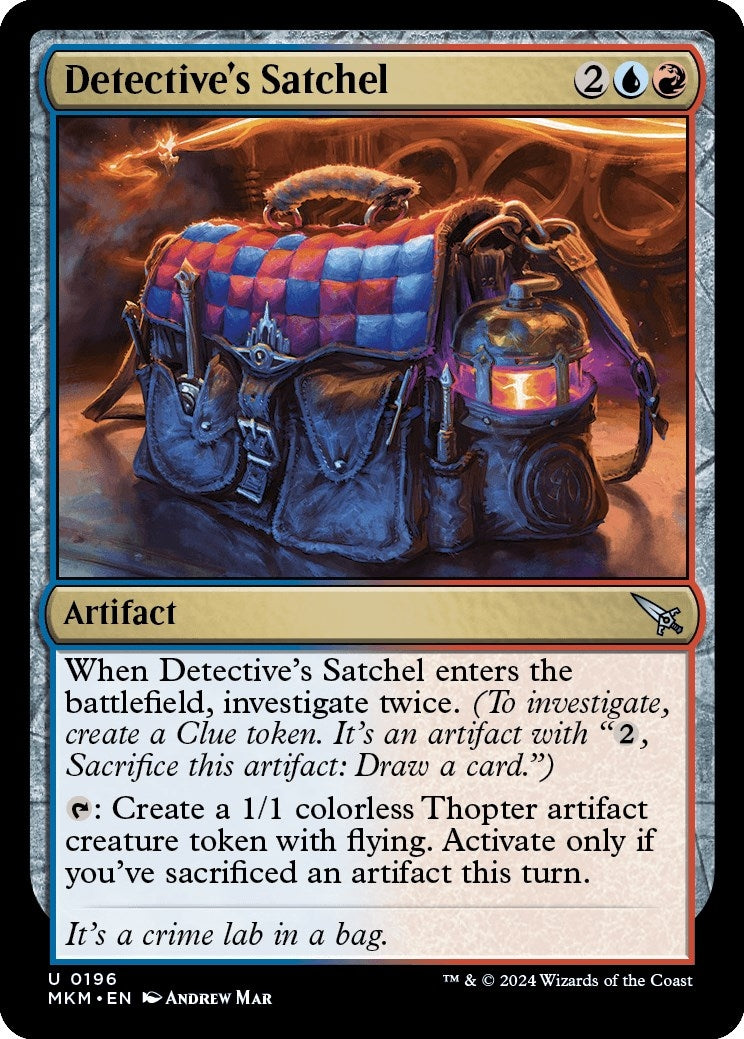 Image for Detective's Satchel (196) [Murders at Karlov Manor] - Magic: The Gathering