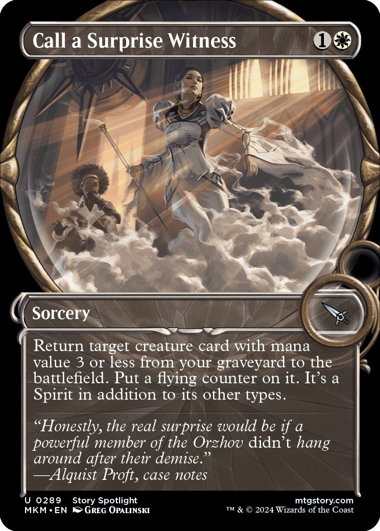 Image for Call a Surprise Witness (Showcase) (289) [Murders at Karlov Manor] - Magic: The Gathering