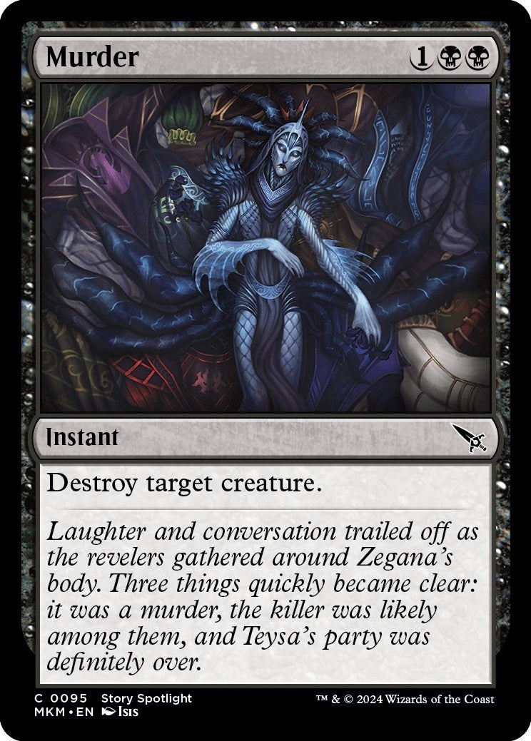 Image for Murder (95) [Murders at Karlov Manor] - Magic: The Gathering