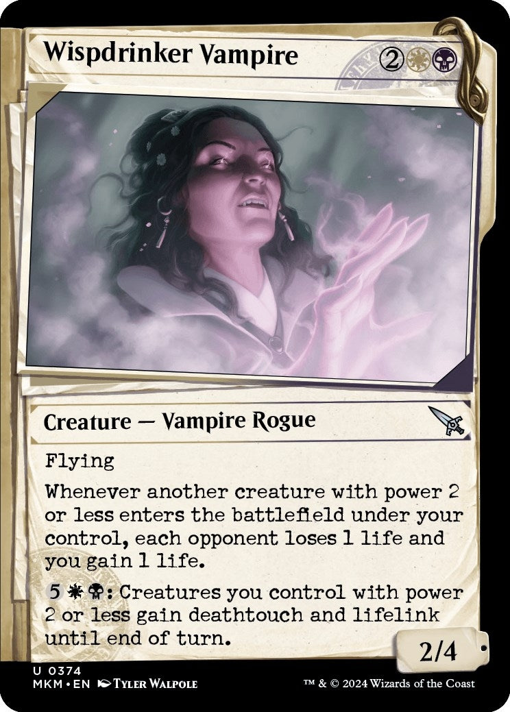 Image for Wispdrinker Vampire (Showcase) (374) [Murders at Karlov Manor] - Magic: The Gathering