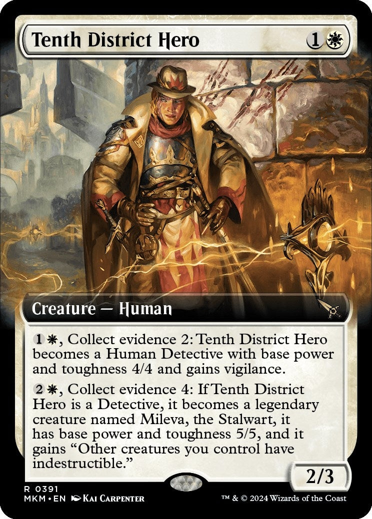 Image for Tenth District Hero (Extended Art) (391) [Murders at Karlov Manor] - Magic: The Gathering