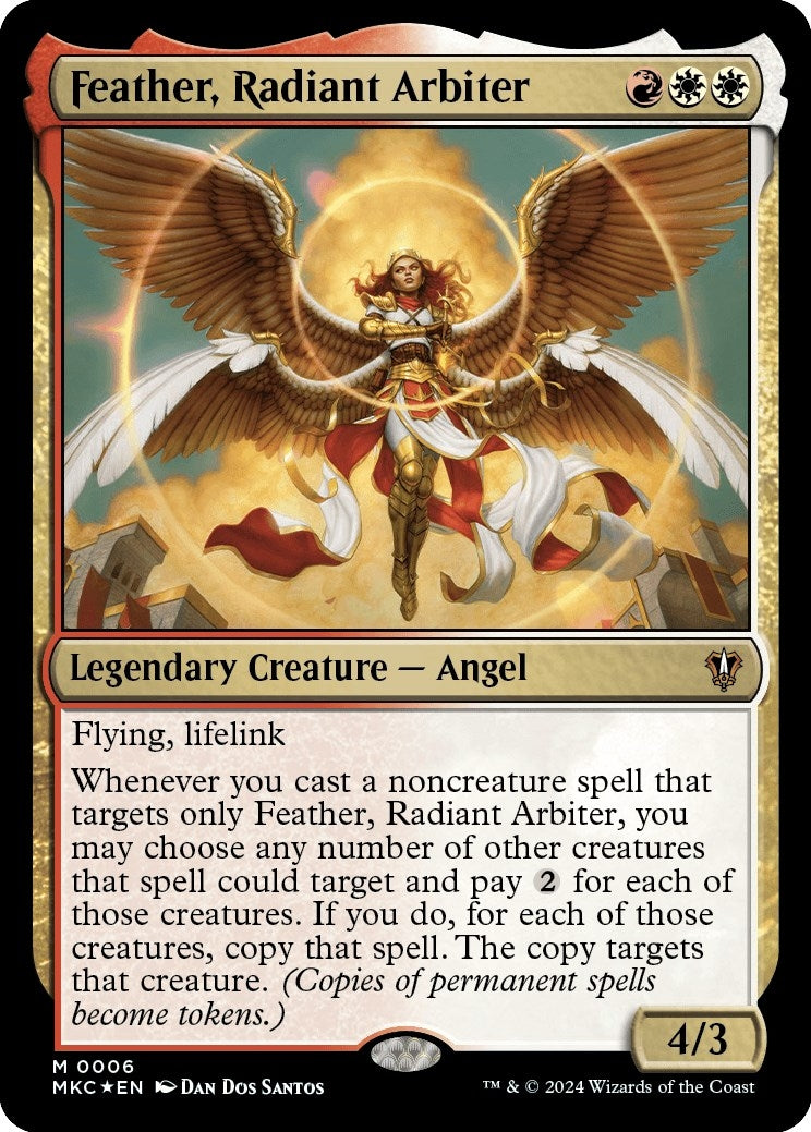 Image for Feather, Radiant Arbiter (6) [Murders at Karlov Manor] - Magic: The Gathering