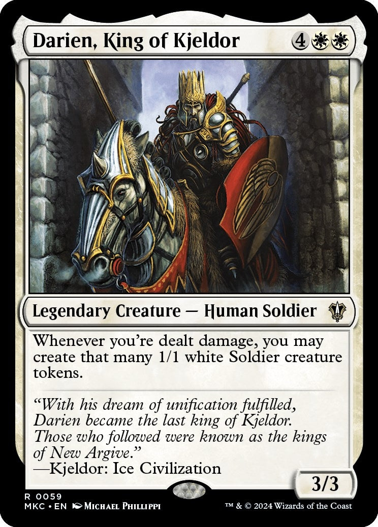 Image for Darien, King of Kjeldor (59) [Murders at Karlov Manor] - Magic: The Gathering