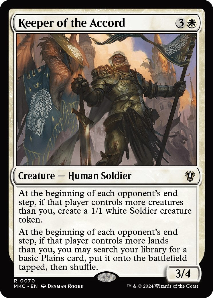 Image for Keeper of the Accord (70) [Murders at Karlov Manor] - Magic: The Gathering