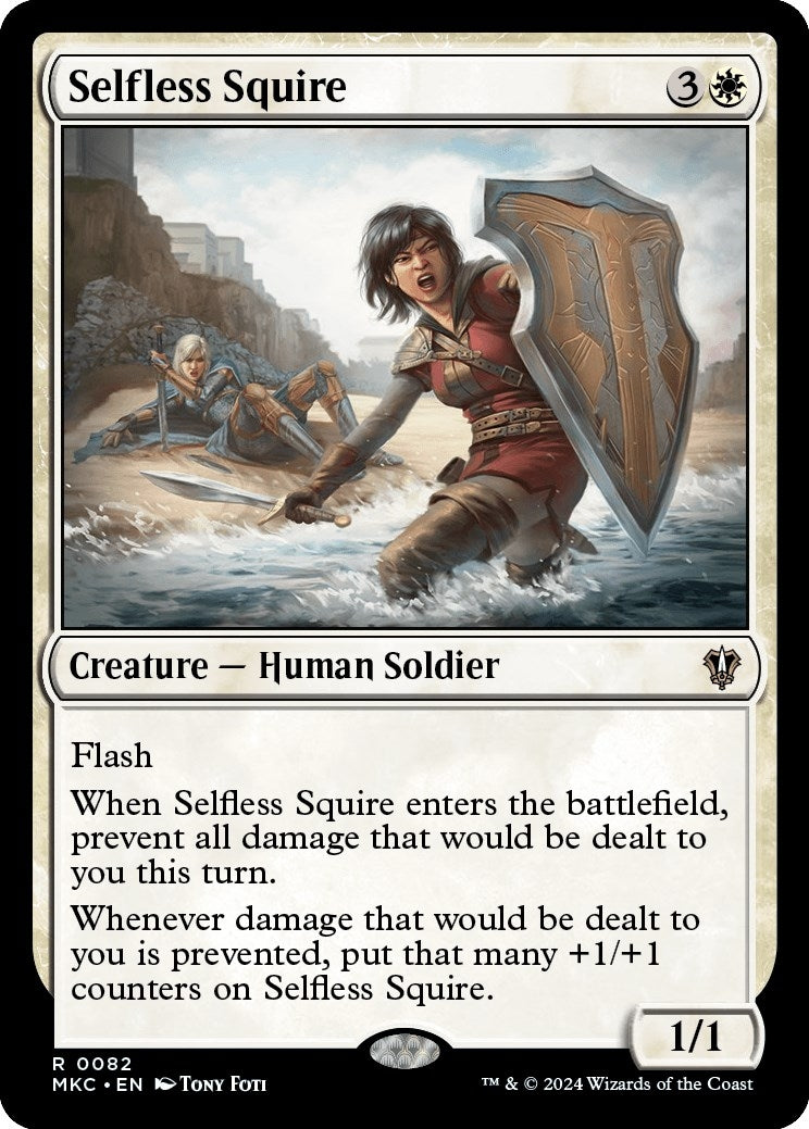 Image for Selfless Squire (82) [Murders at Karlov Manor] - Magic: The Gathering