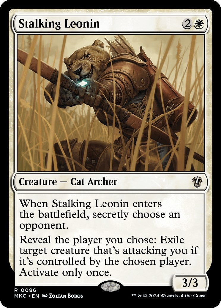 Image for Stalking Leonin (86) [Murders at Karlov Manor] - Magic: The Gathering