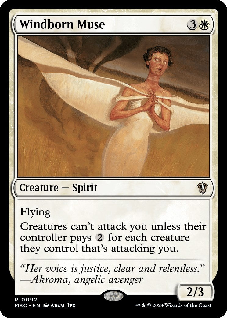 Image for Windborn Muse (92) [Murders at Karlov Manor] - Magic: The Gathering