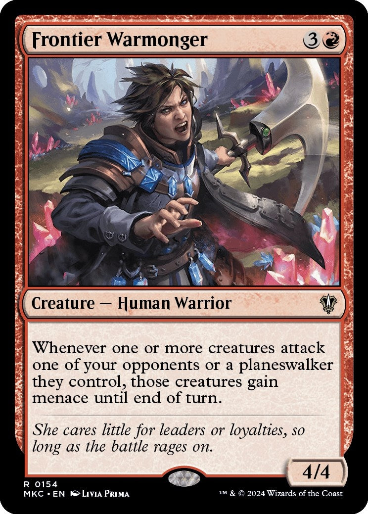 Image for Frontier Warmonger (154) [Murders at Karlov Manor] - Magic: The Gathering