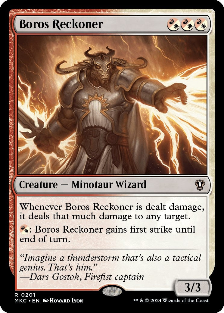 Image for Boros Reckoner (201) [Murders at Karlov Manor] - Magic: The Gathering