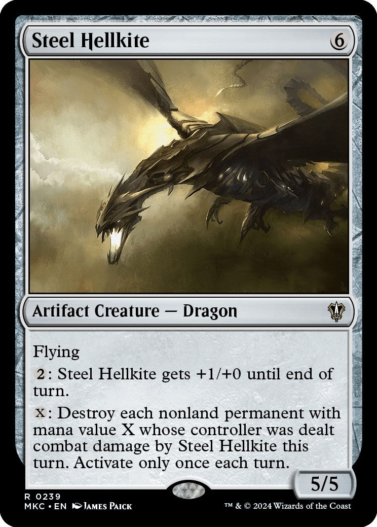 Image for Steel Hellkite (239) [Murders at Karlov Manor] - Magic: The Gathering