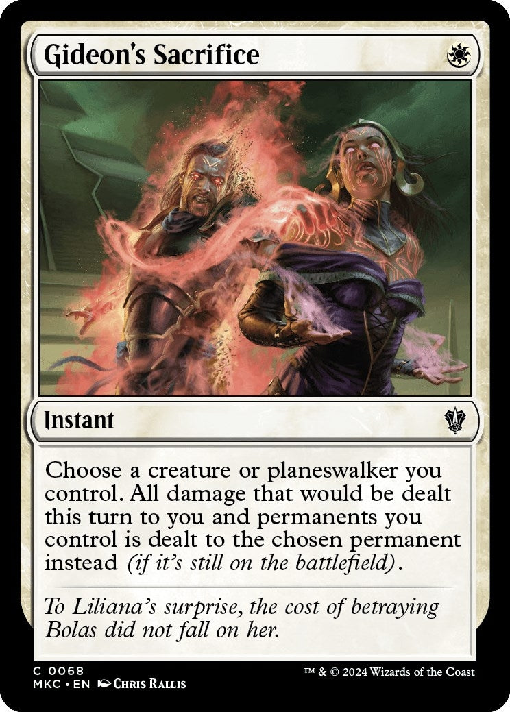 Image for Gideon's Sacrifice (68) [Murders at Karlov Manor] - Magic: The Gathering