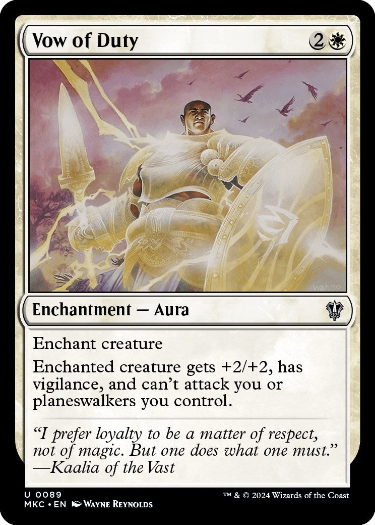 Image for Vow of Duty (89) [Murders at Karlov Manor] - Magic: The Gathering