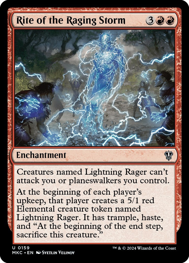 Image for Rite of the Raging Storm (159) [Murders at Karlov Manor] - Magic: The Gathering