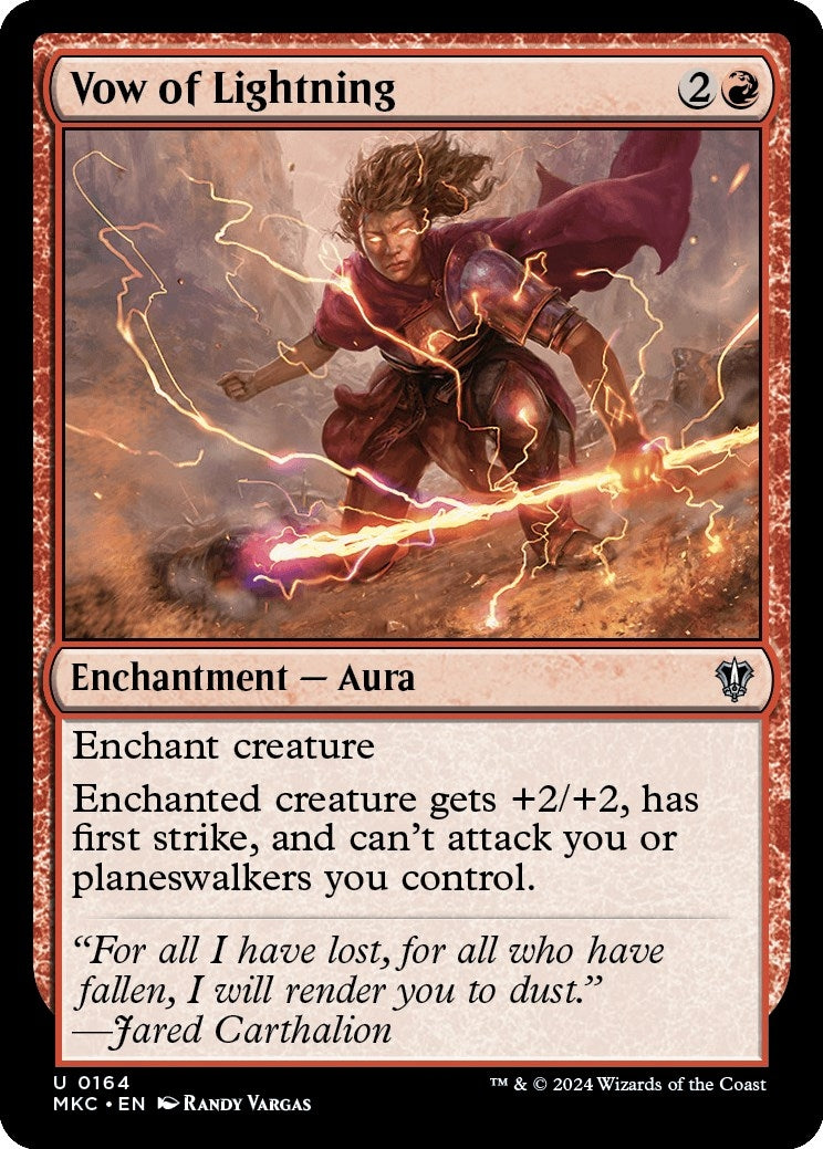 Image for Vow of Lightning (164) [Murders at Karlov Manor] - Magic: The Gathering