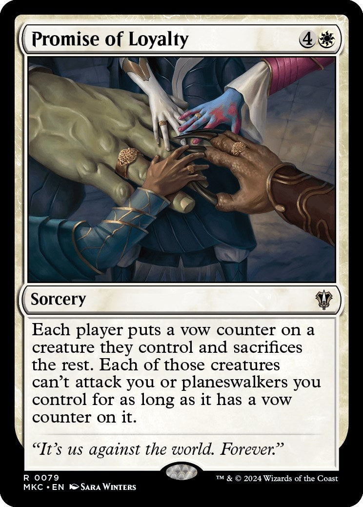 Image for Promise of Loyalty (79) [Murders at Karlov Manor] - Magic: The Gathering