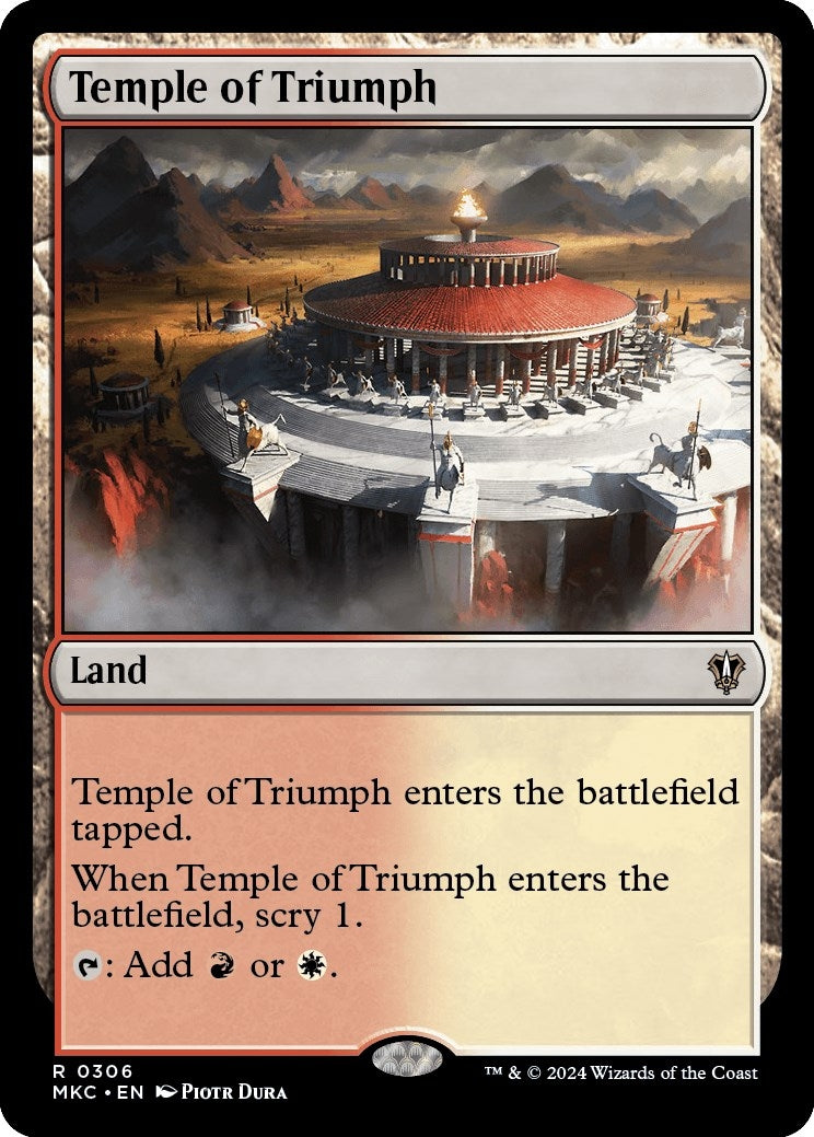 Image for Temple of Triumph (306) [Murders at Karlov Manor] - Magic: The Gathering