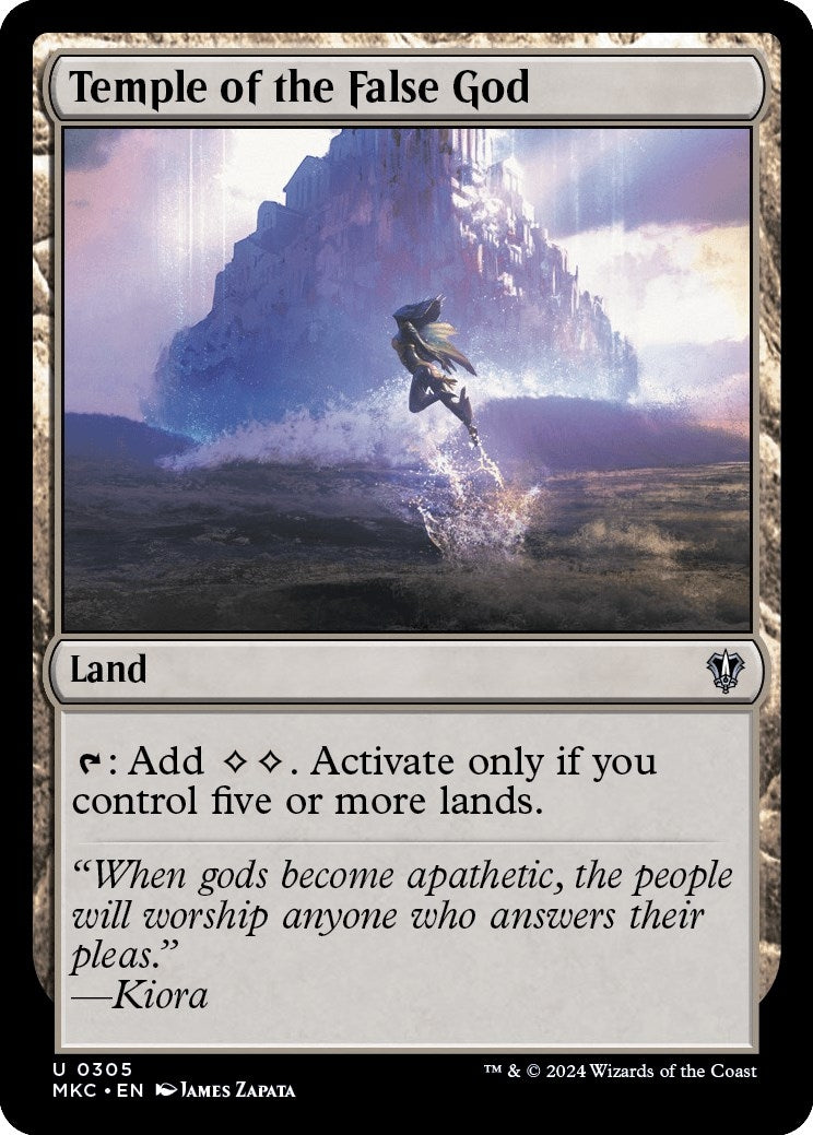 Image for Temple of the False God (305) [Murders at Karlov Manor] - Magic: The Gathering