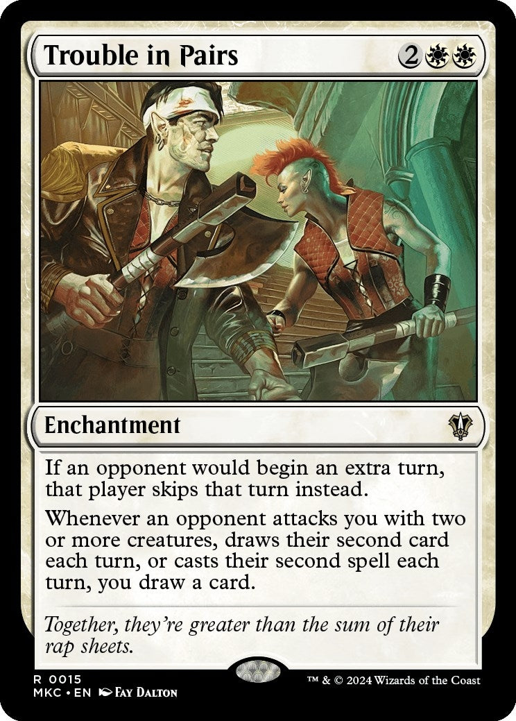 Image for Trouble in Pairs (15) [Murders at Karlov Manor] - Magic: The Gathering