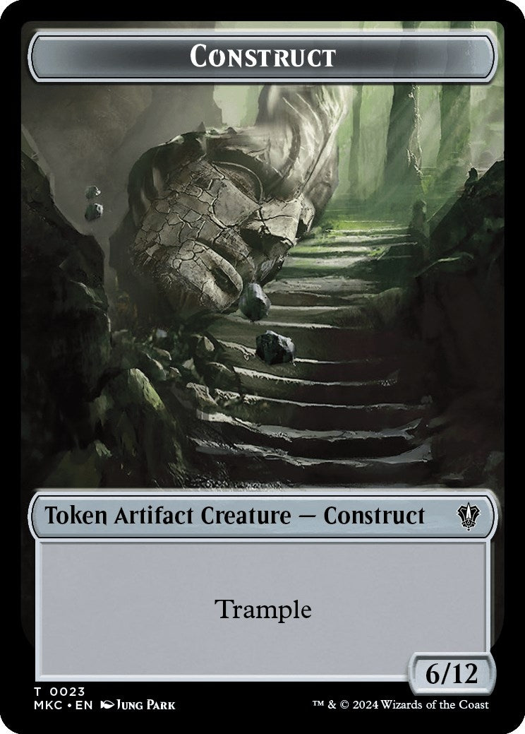 Image for Construct // Soldier Double-Sided Token (23 // 3) [Murders at Karlov Manor] - Magic: The Gathering