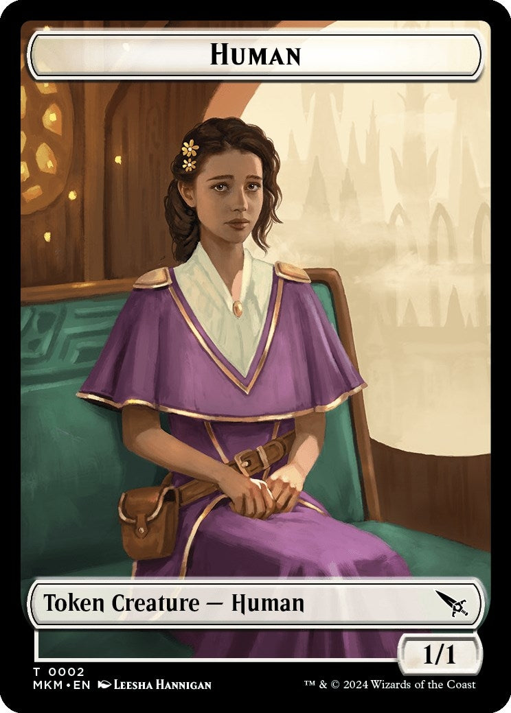 Image for Human // Ogre Double-Sided Token (2 // 14) [Murders at Karlov Manor] - Magic: The Gathering