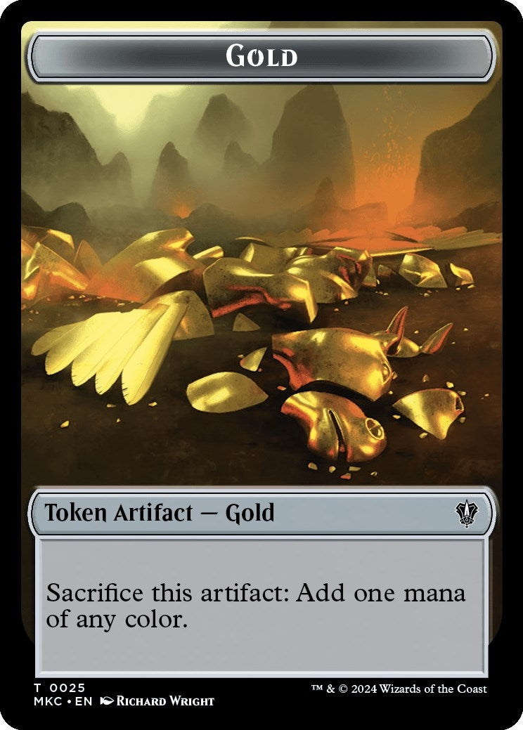 Image for Gold // Kobolds of Kher Keep Double-Sided Token (25 // 12) [Murders at Karlov Manor] - Magic: The Gathering