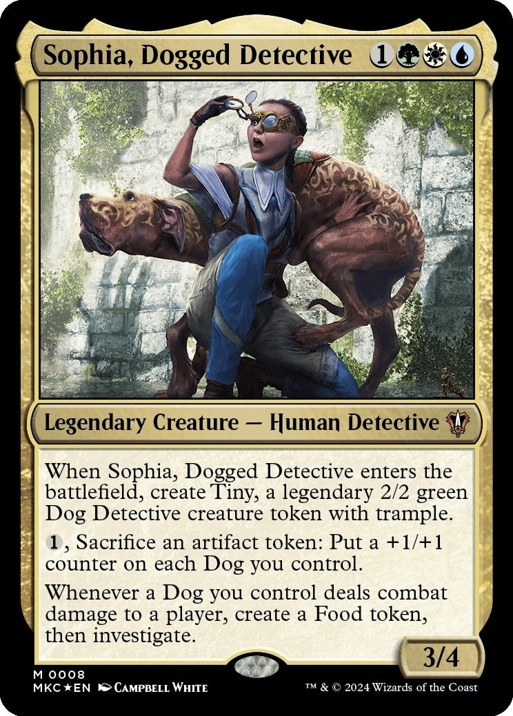 Image for Sophia, Dogged Detective (8) [Murders at Karlov Manor] - Magic: The Gathering