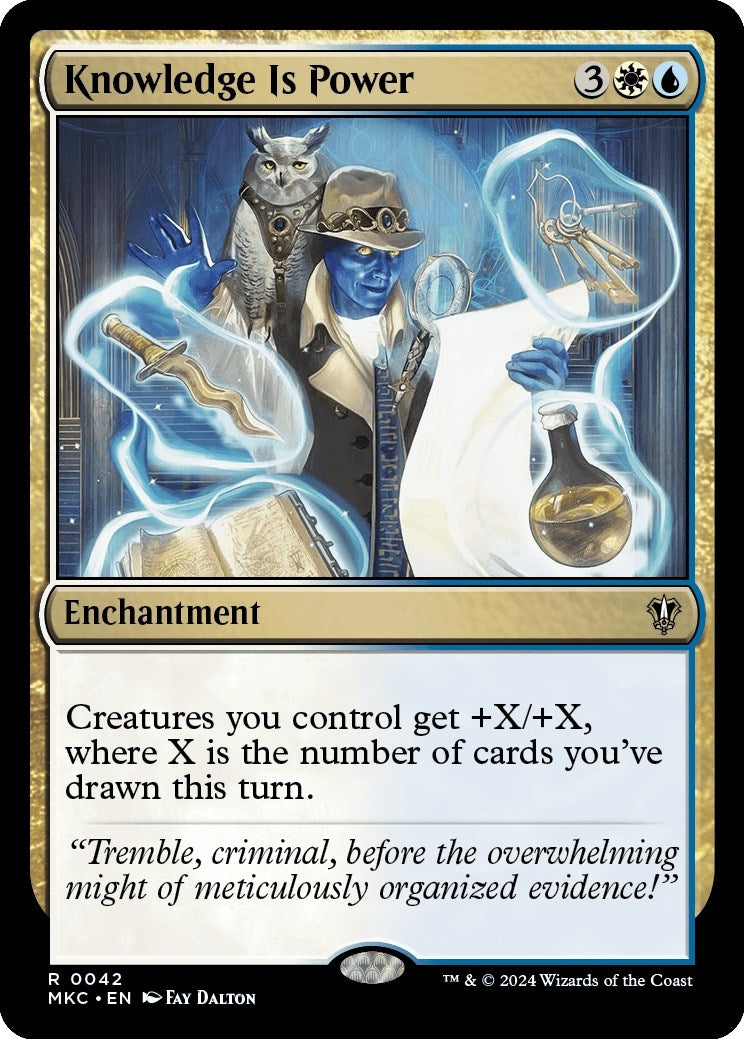 Image for Knowledge is Power (42) [Murders at Karlov Manor] - Magic: The Gathering