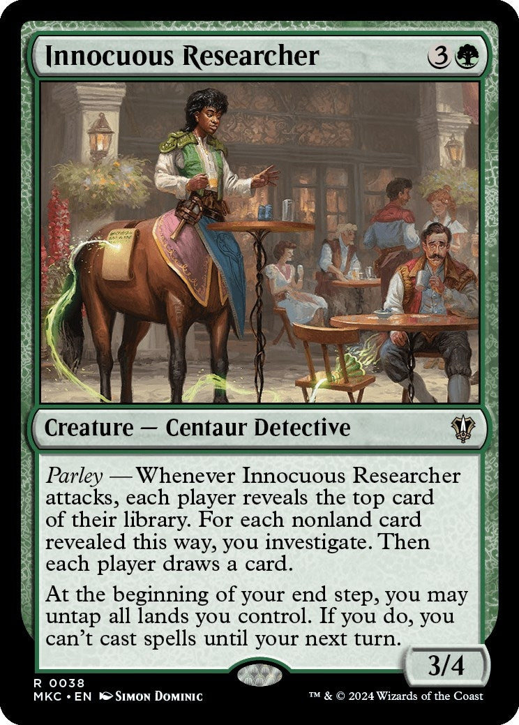 Image for Innocuous Researcher (38) [Murders at Karlov Manor] - Magic: The Gathering