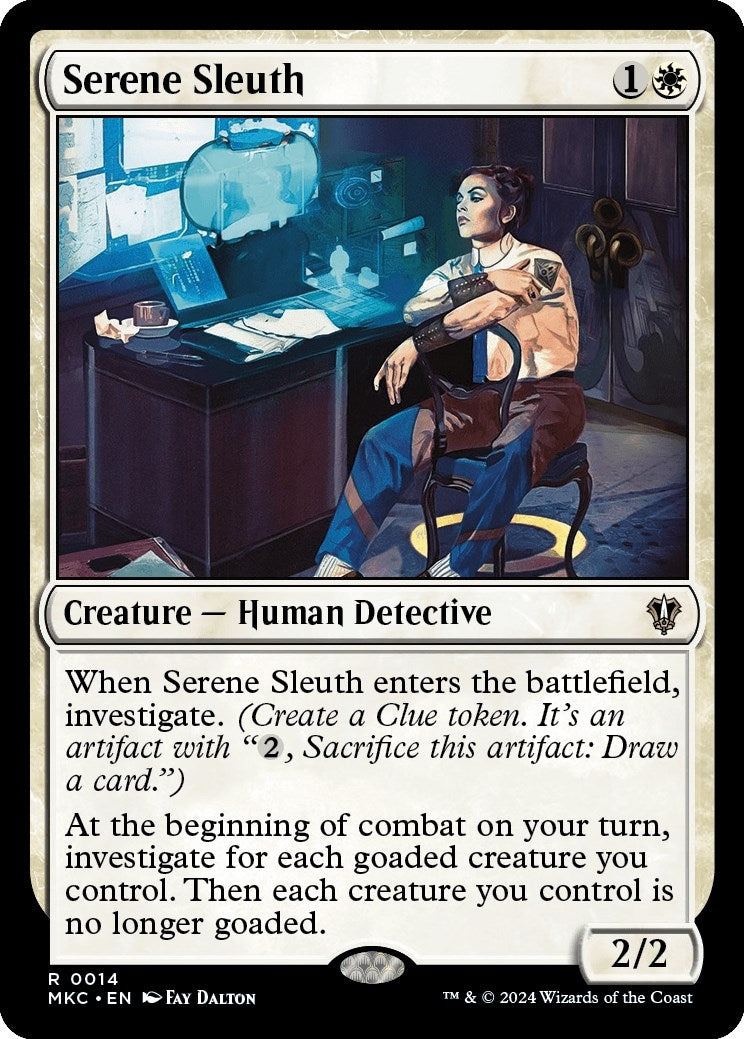 Image for Serene Sleuth (14) [Murders at Karlov Manor] - Magic: The Gathering