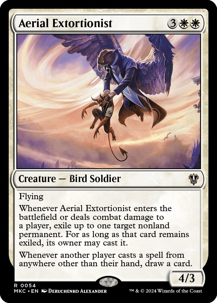 Image for Aerial Extortionist (54) [Murders at Karlov Manor] - Magic: The Gathering