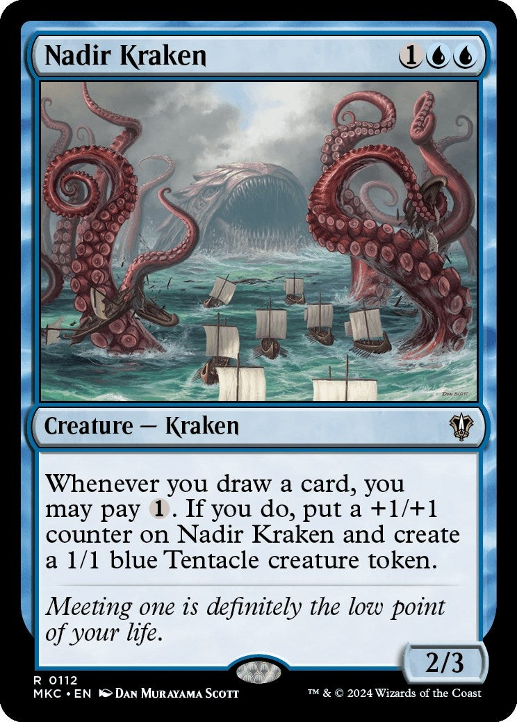 Image for Nadir Kraken (112) [Murders at Karlov Manor] - Magic: The Gathering