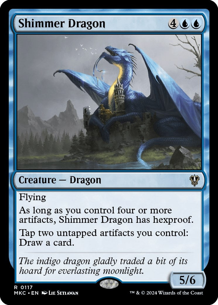 Image for Shimmer Dragon (117) [Murders at Karlov Manor] - Magic: The Gathering