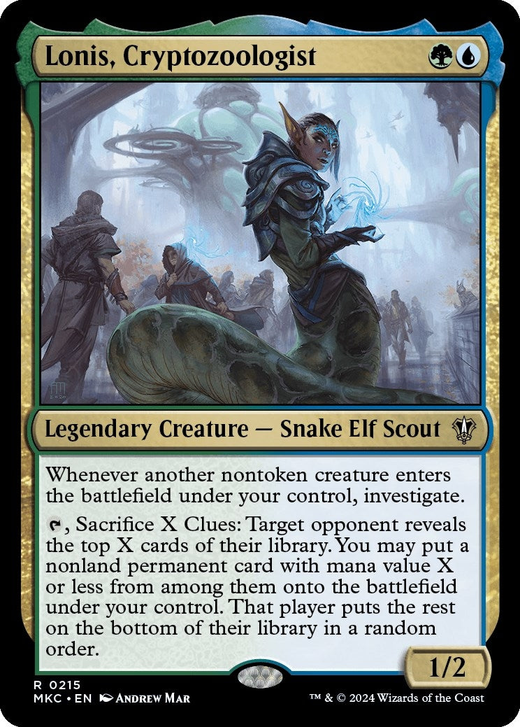 Image for Lonis, Cryptozoologist (215) [Murders at Karlov Manor] - Magic: The Gathering