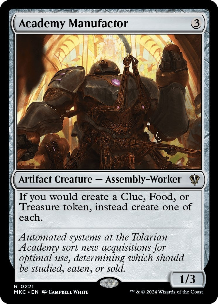 Image for Academy Manufactor (221) [Murders at Karlov Manor] - Magic: The Gathering