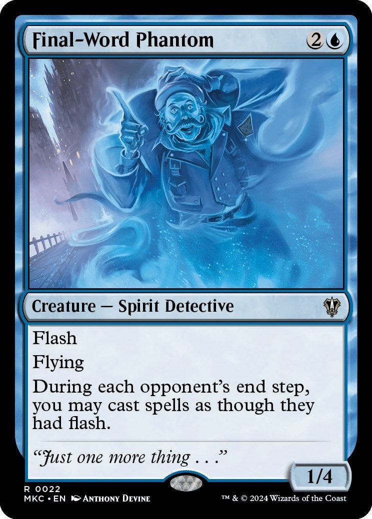 Image for Final-Word Phantom (22) [Murders at Karlov Manor] - Magic: The Gathering