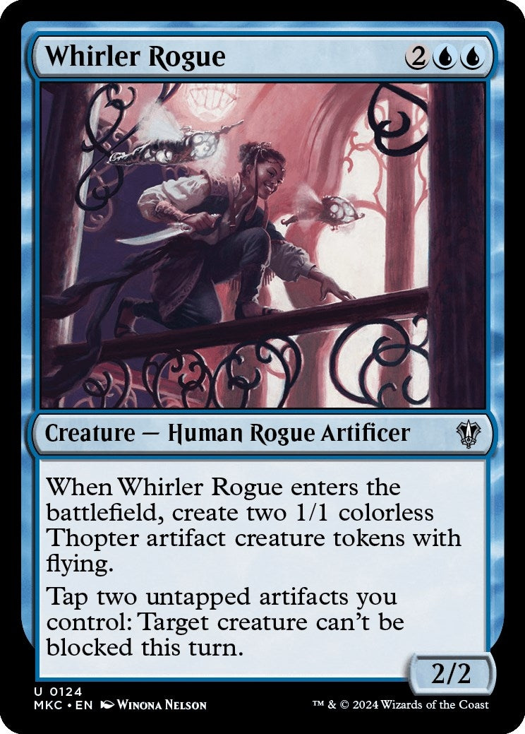 Image for Whirler Rogue (124) [Murders at Karlov Manor] - Magic: The Gathering