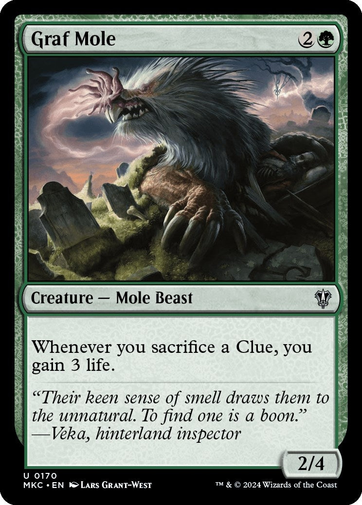 Image for Graf Mole (170) [Murders at Karlov Manor] - Magic: The Gathering