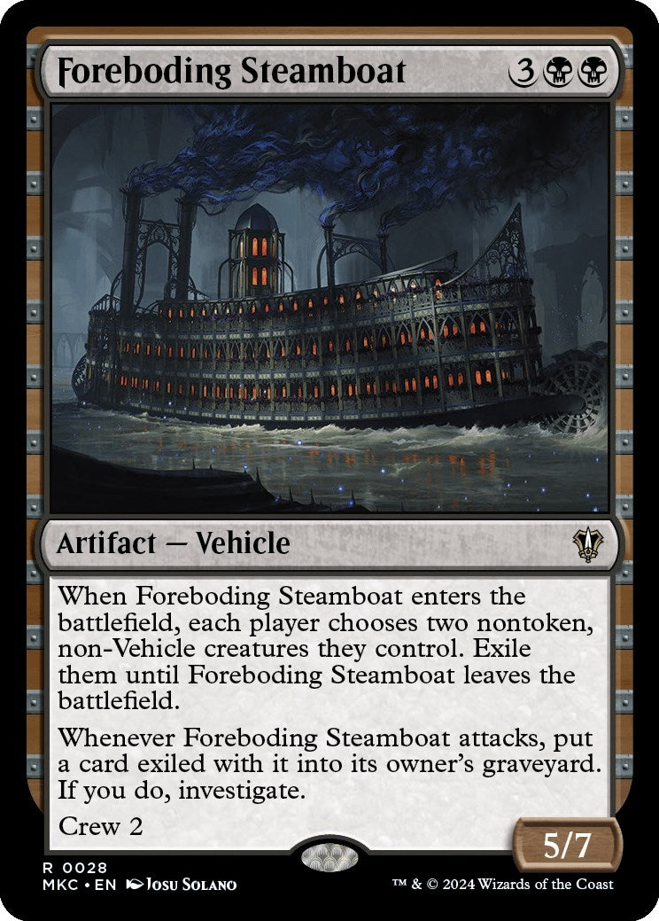 Image for Foreboding Steamboat (28) [Murders at Karlov Manor] - Magic: The Gathering