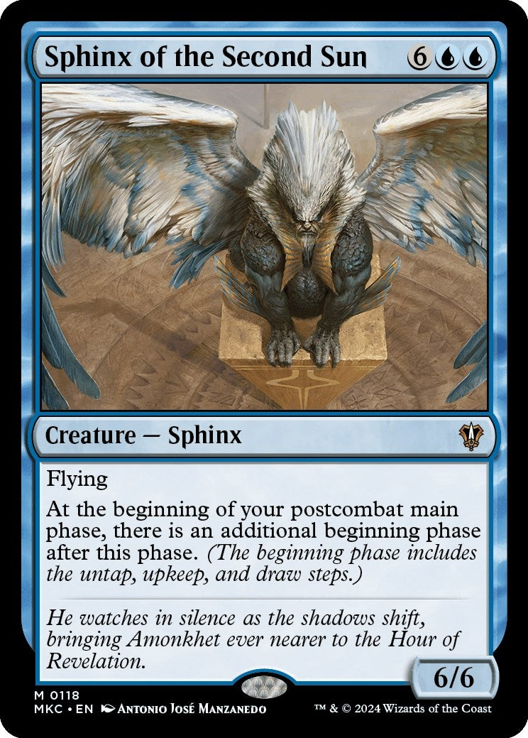 Image for Sphinx of the Second Sun (118) [Murders at Karlov Manor] - Magic: The Gathering