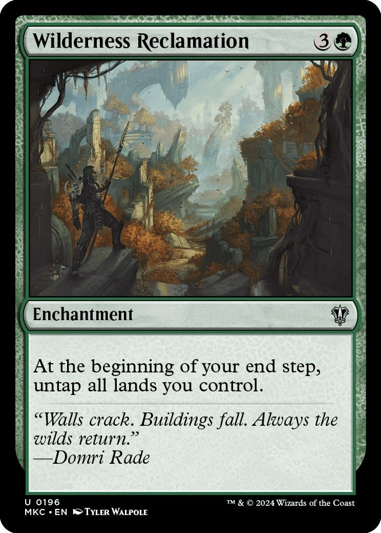 Image for Wilderness Reclamation (196) [Murders at Karlov Manor] - Magic: The Gathering