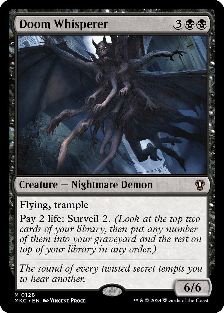 Image for Doom Whisperer (128) [Murders at Karlov Manor] - Magic: The Gathering