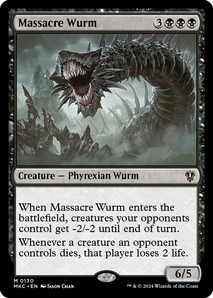 Image for Massacre Wurm (130) [Murders at Karlov Manor] - Magic: The Gathering