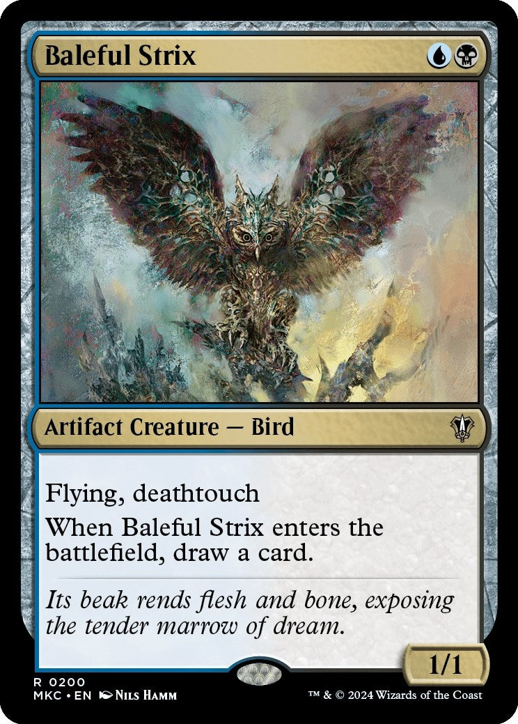 Image for Baleful Strix (200) [Murders at Karlov Manor] - Magic: The Gathering