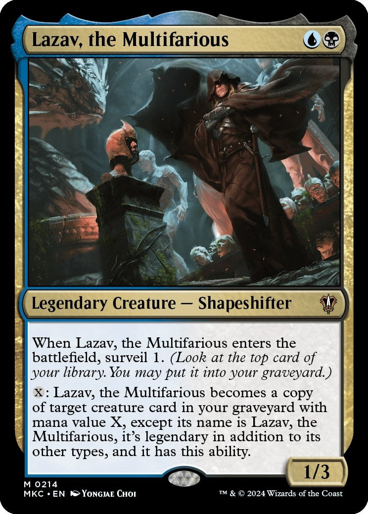 Image for Lazav, the Multifarious (214) [Murders at Karlov Manor] - Magic: The Gathering