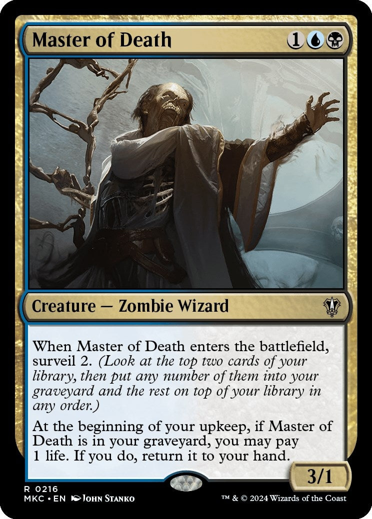 Image for Master of Death (216) [Murders at Karlov Manor] - Magic: The Gathering