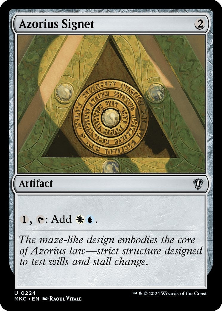 Image for Azorius Signet (224) [Murders at Karlov Manor] - Magic: The Gathering