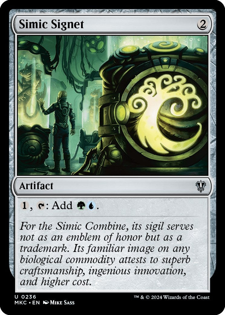 Image for Simic Signet (236) [Murders at Karlov Manor] - Magic: The Gathering