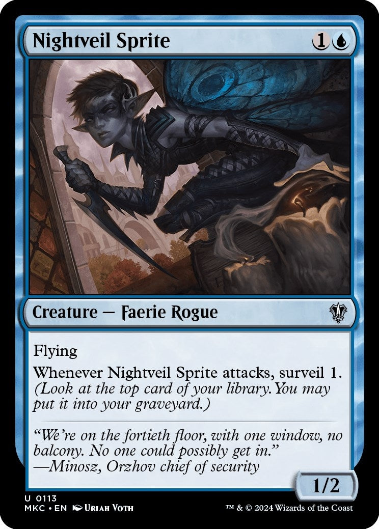 Image for Nightveil Sprite (113) [Murders at Karlov Manor] - Magic: The Gathering